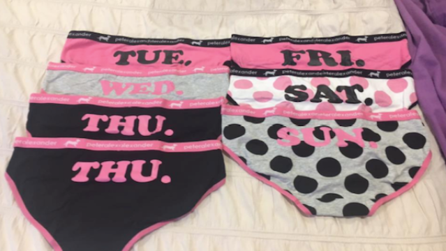 This woman's days-of-the-week underwear Facebook post has gone viral for a  super relatable reason - HelloGigglesHelloGiggles