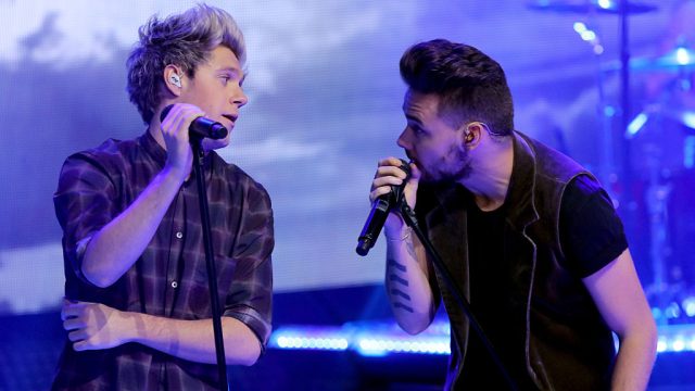 Niall Horan and Liam Payne of One Direction perform onstage at Dick Clark's New Year's Rockin' Eve with Ryan Seacrest 2016 on December 31, 2015 in Los Angeles, CA.