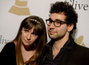 Actress Lena Dunham (L) and musician Jack Antonoff (R) attend the 2017 Pre-GRAMMY Gala And Salute to Industry Icons Honoring Debra Lee at The Beverly Hilton Hotel
