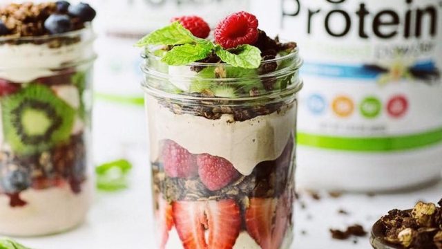Orgain smoothie parfait