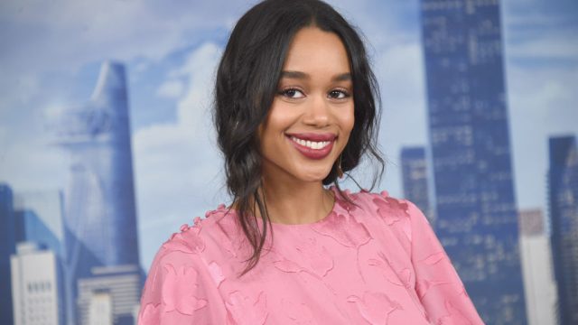 Actress Laura Harrier at the Spider-Man: Homecoming photo call in New York.