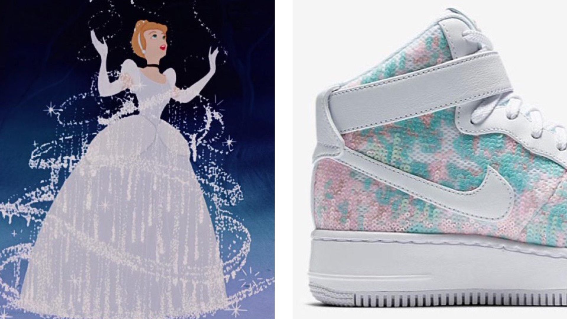 cinderella glass nike shoes