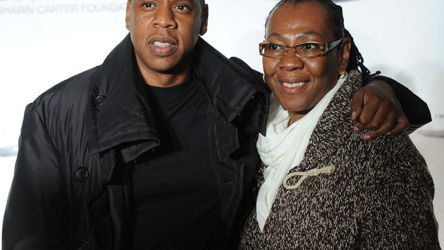 Jay Z and his mom Goria Carter