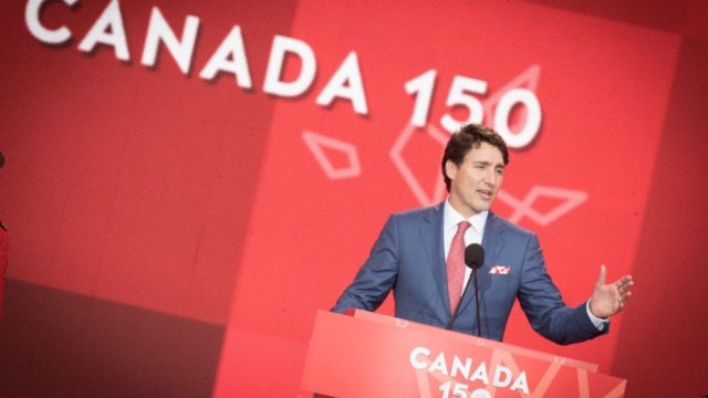 Justin Trudeau at Canada Day 150
