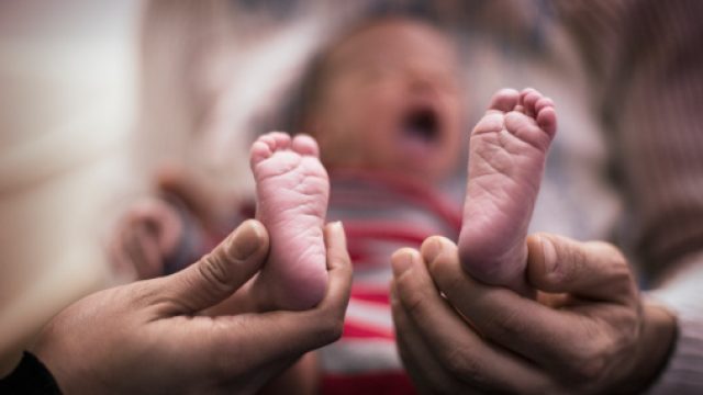 Baby feet.