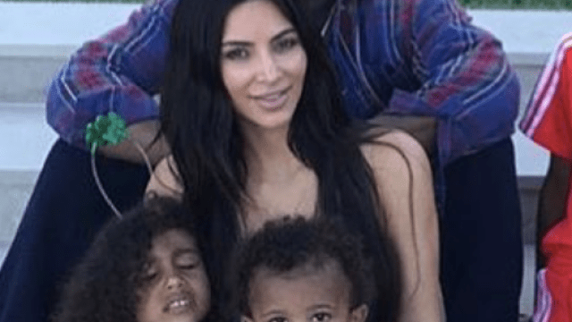 Kim Kanye and kids celebrate July fourth