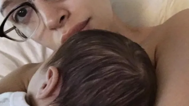 Christian Serratos breastfeeding