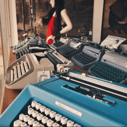 An image of typewriters from "California Typewriter"
