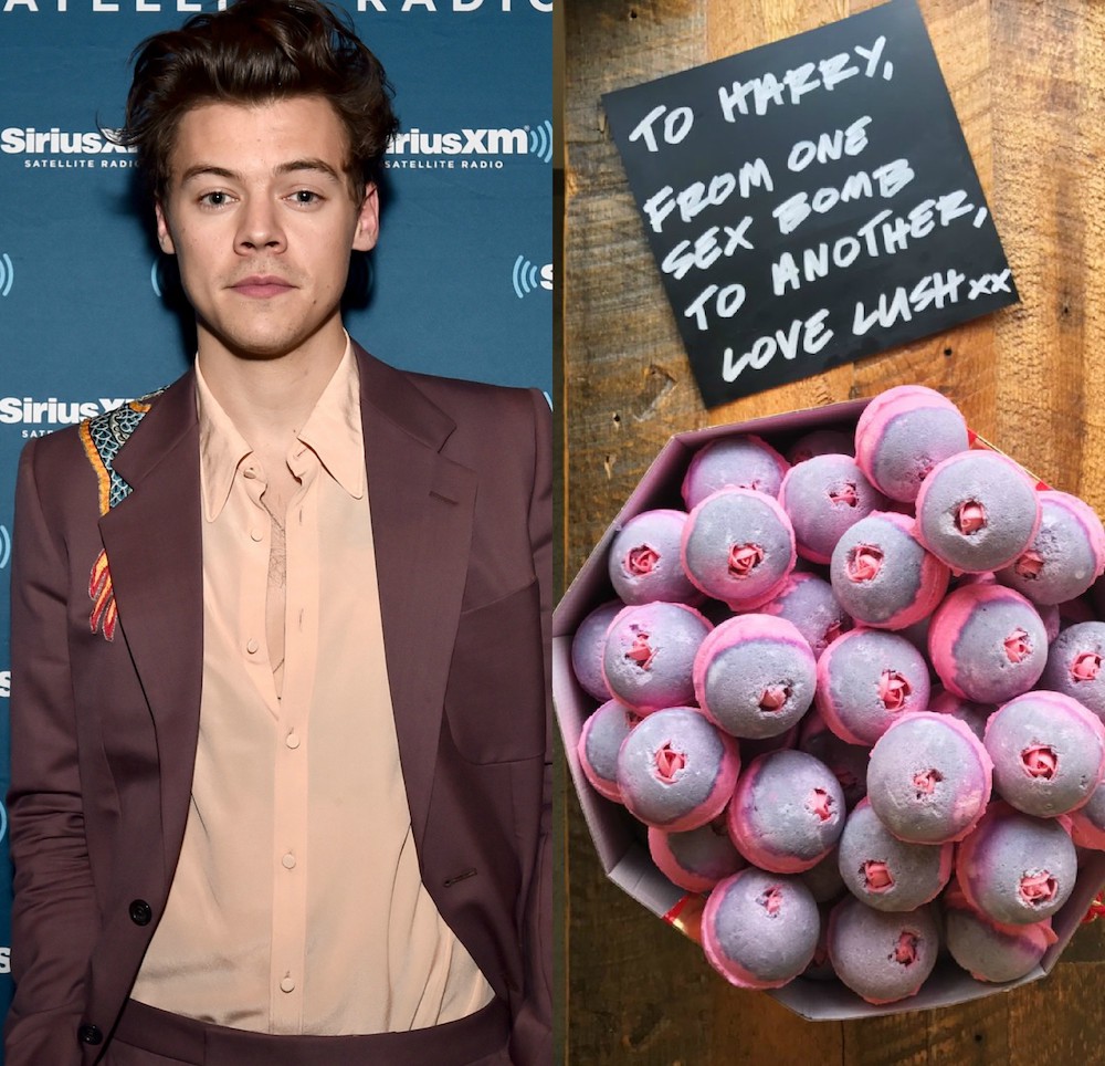 Harry Styles may have used a Lush bath bomb in his album cover, and Lush is  responding in the best way ever - HelloGigglesHelloGiggles