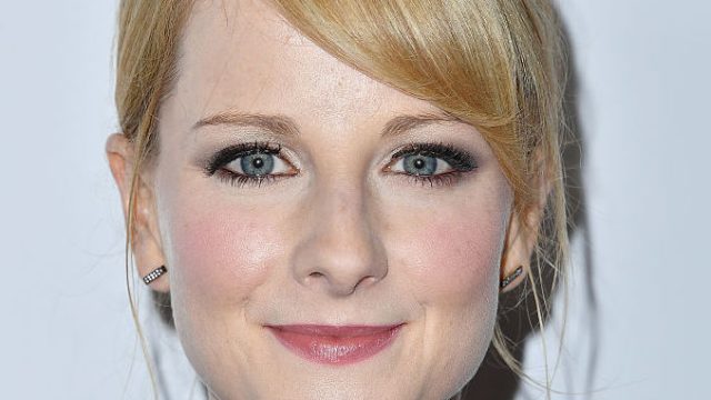 Actress Melissa Rauch poses in the press room during the People's Choice Awards
