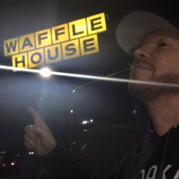 Donnie Wahlberg at Waffle House