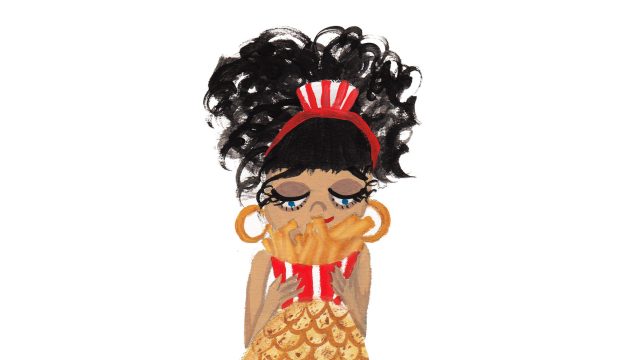 french fries mermaid