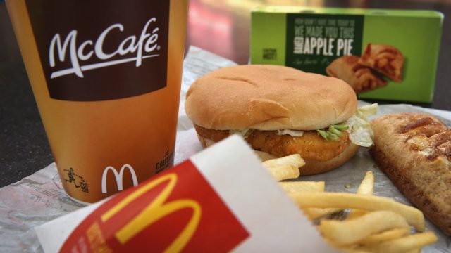 McDonald's menu