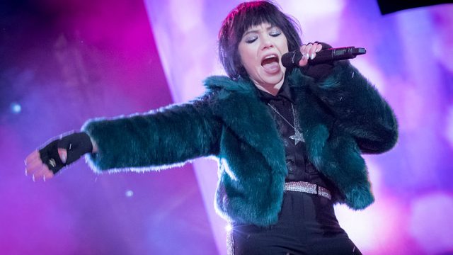 Carly Rae Jepsen performs on Parliament Hill on December 31, 2016 in Ottawa, Canada.
