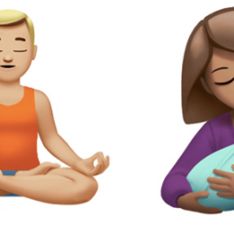 new emojis breastfeeding woman