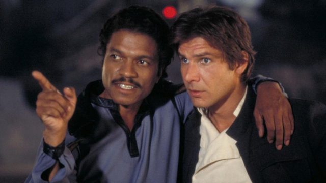Lando Calrissian and Han Solo.