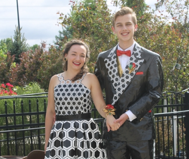 A bunch of teens used duct tape to craft their own tuxes and prom ...