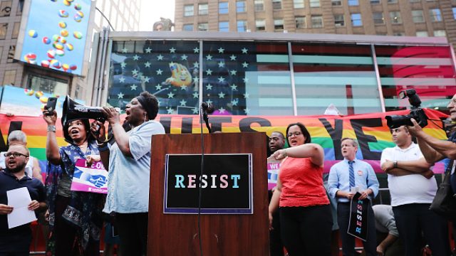 Transgender protest