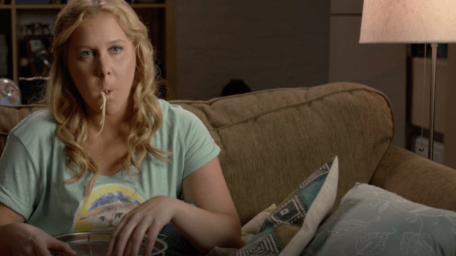 Screen grab from Amy Schumer sketch, "Sexting."