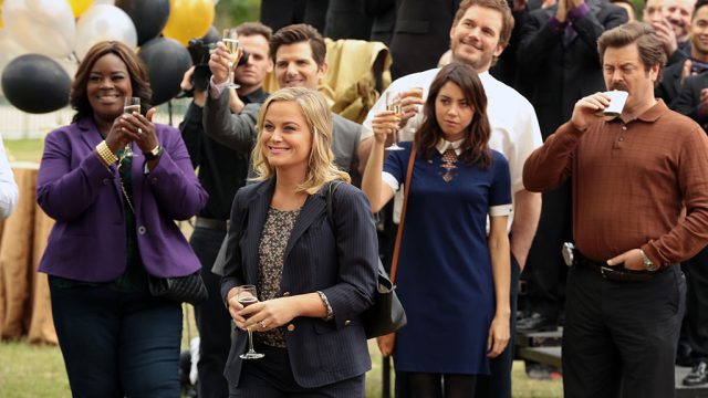 Parks And Recreation stars stage reunion for Aubrey Plaza's birthday