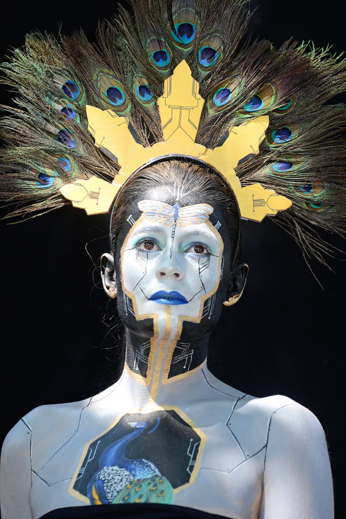 These Stunning Creations Form The World Body Painting Festival Are Like Peacock