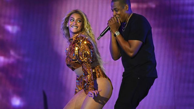 Entertainer Beyonce performs on stage during closing night of "The Formation World Tour" at MetLife Stadium on October 7, 2016 in East Rutherford, New Jersey.