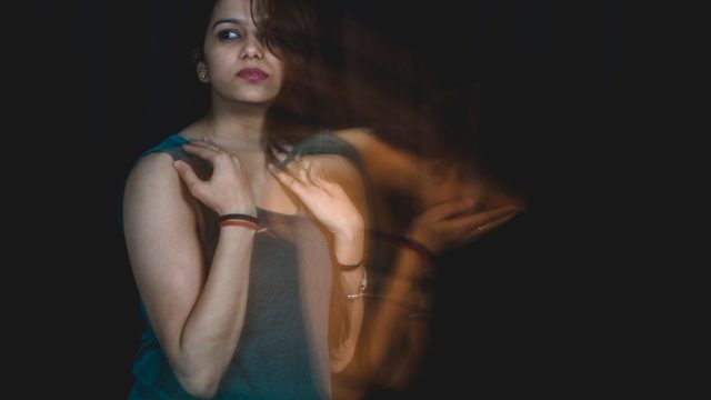 Girl with anxiety maybe.