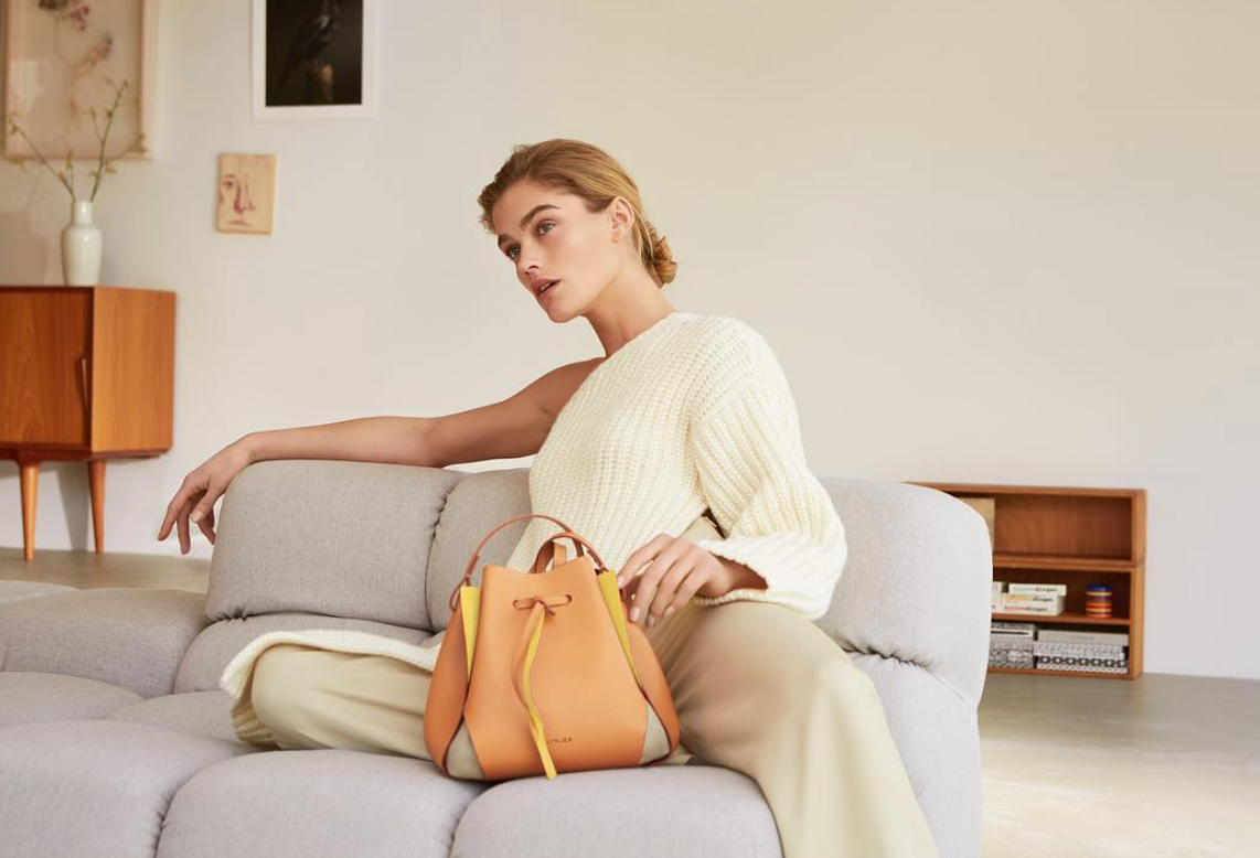 The Tulip Bag  Linjer Handbags