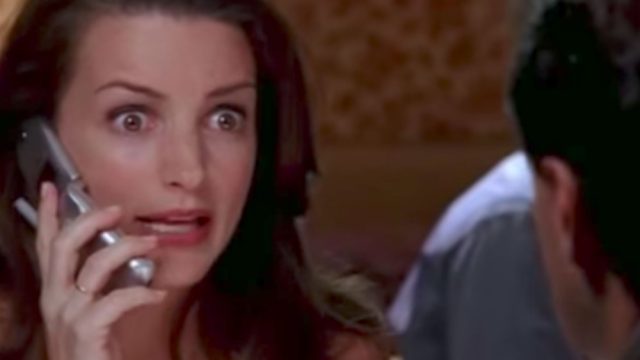Scene from SATC where charlotte doublebooks
