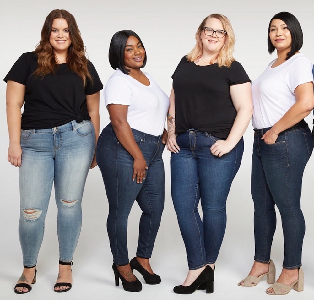 Torrid employees are modeling the brand's new denim styles, and we're ...