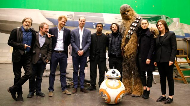 Last Jedi Princes Harry William