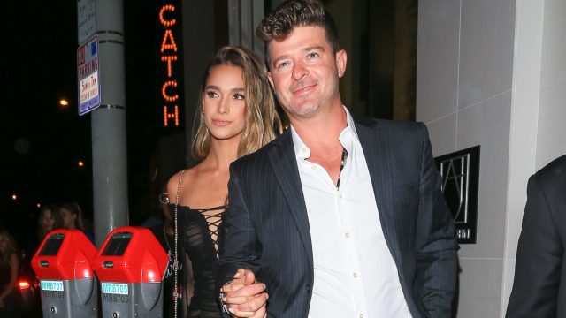 Image of Robin Thicke and April Geary