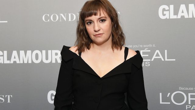 Lena Dunham poses backstage during Glamour Women Of The Year 2016 LIVE Summit at NeueHouse Hollywood on November 14, 2016 in Los Angeles, California.