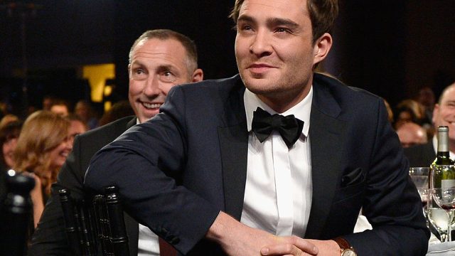 BEVERLY HILLS, CA - OCTOBER 30: (EXCLUSIVE COVERAGE) Actor Ed Westwick attends the 2015 Jaguar Land Rover British Academy Britannia Awards presented by American Airlines at The Beverly Hilton Hotel on October 30, 2015 in Beverly Hills, California. (Photo by Kevork Djansezian/BAFTA LA/Getty Images for BAFTA LA)