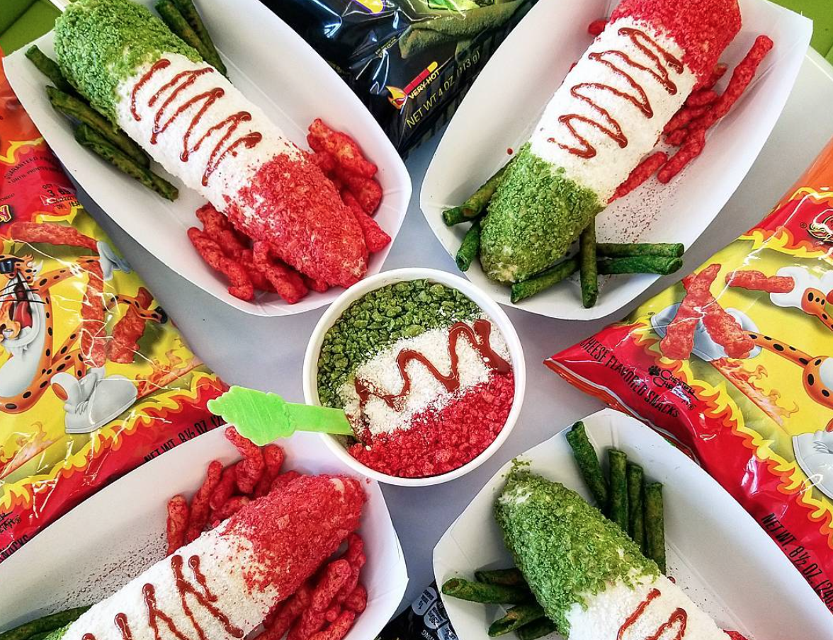 This Mexican flag elote (or MEXielote) will make you shout, 