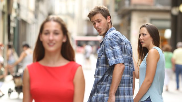 Disloyal man meme