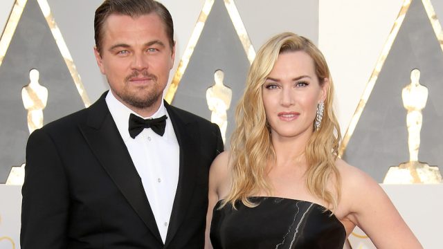 ctors Leonardo DiCaprio and Kate Winslet