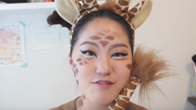 giraffe makeup