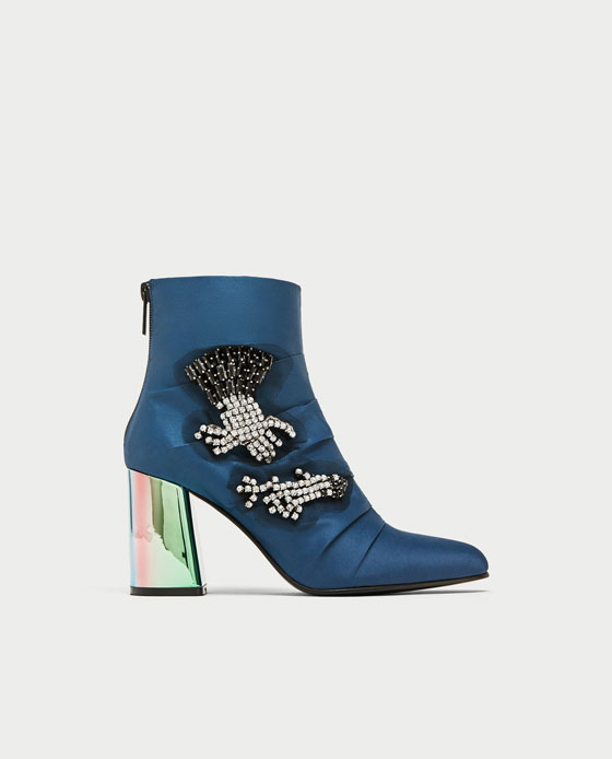 Bejewelled hot sale ankle boots