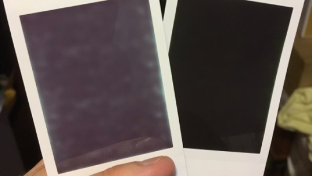 Image of Adam Ellis' Polaroids from his Dear David haunting
