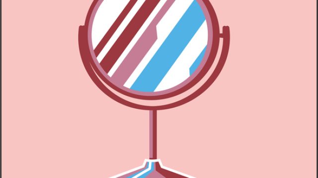 illustrated mirror