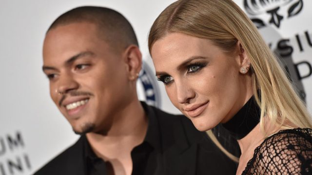 Evan Ross and Ashlee Simpson