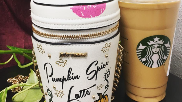 pumpkin spice latte purse