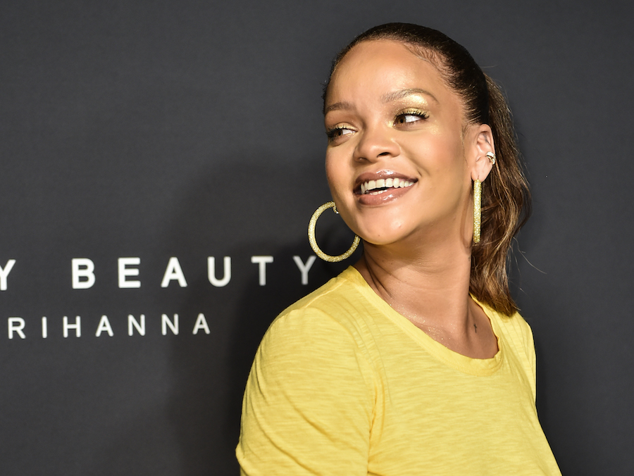 Rihanna Wears Oscar de La Renta for Fenty Beauty Launch - Rihanna