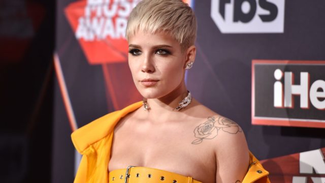 Halsey attends the 2017 iHeartRadio Music Awards which broadcast live on Turner's TBS, TNT, and truTV at The Forum on March 5, 2017 in Inglewood, California.