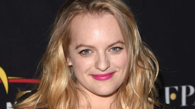 Picture of Elisabeth Moss Black Dress