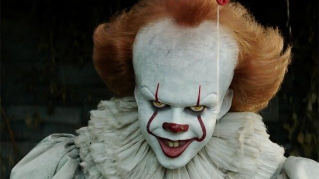 Bill Skarsgård as Pennywise in 2017's "It"