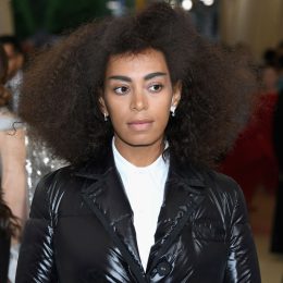 Solange attends the "Rei Kawakubo/Comme des Garcons: Art Of The In-Between" Costume Institute Gala at Metropolitan Museum of Art on May 1, 2017 in New York City.