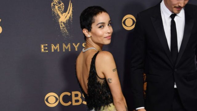 LOS ANGELES, CA - SEPTEMBER 17: Actor Zoe Kravitz attends the 69th Annual Primetime Emmy Awards at Microsoft Theater on September 17, 2017 in Los Angeles, California. (Photo by Frazer Harrison/Getty Images)