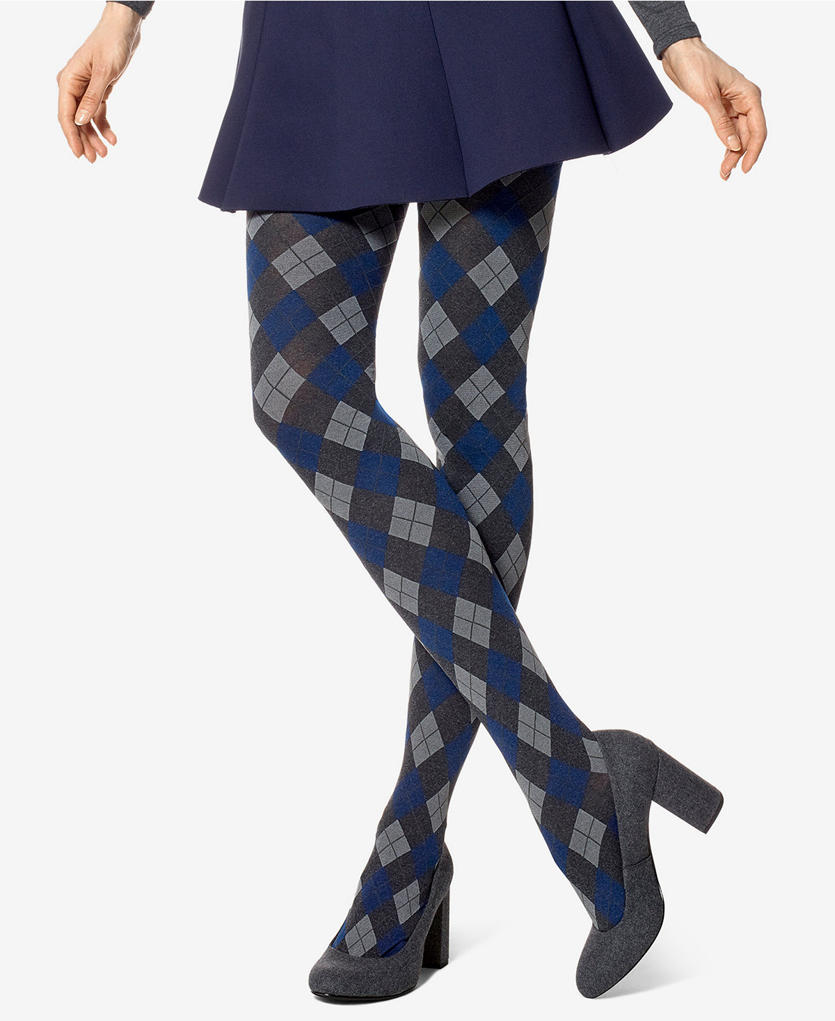 Hue plaid clearance tights